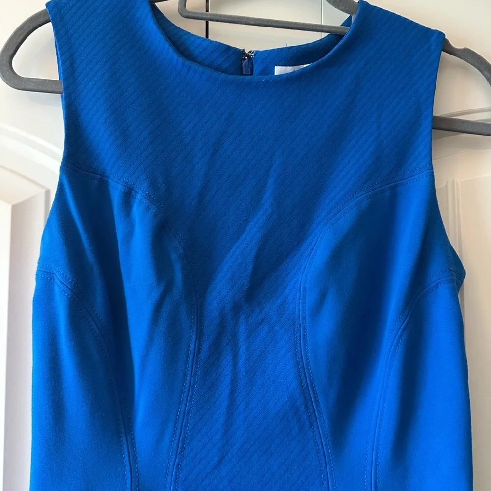 Diane Von Furstenberg Blue‎ Sleeveless Dress - Picture 2 of 15